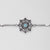 Aphonia Bracelet with Snowflake Charm - Holzkern Model: Jewelry