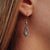 Daydreamer Earrings with Gemstone - Wood Core Model: Jewelry
