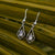 Daydreamer Earrings with Gemstone - Wood Core Model: Jewelry