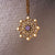 Aphonia Necklace Snowflake Pendant - Wood Core Model: Jewelry