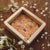 Pigment Round Earrings with Wood Element - Wood Core Model: Jewelry