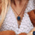 Mirror Necklace with Oval Pendant - Wooden Core Model: Jewelry