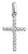 Thomas Sabo Charm Pendant Cross with Stones Connect Silver