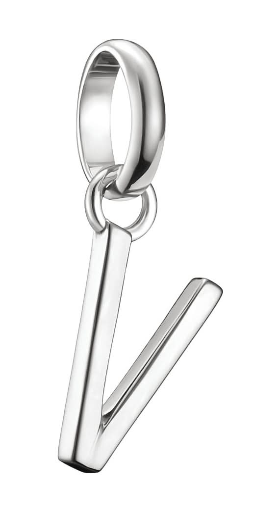 Thomas Sabo Charm Pendant Letter V Connect Silver