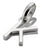 Thomas Sabo Charm Pendant Letter K Connect Silver
