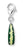 Thomas Sabo Watermelon Charm Pendant Silver