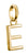 Thomas Sabo Charm Pendant Letter E Connect Gold Plated