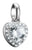 Thomas Sabo Charm Pendant Heart with Stones Connect Silver
