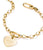 Thomas Sabo Charm Pendant Heart large Connect gold-plated