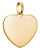Thomas Sabo Charm Pendant Heart large Connect gold-plated
