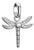 Thomas Sabo Charm Pendant Dragonfly with Stones Connect Silver