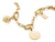 Thomas Sabo Large Coin Charm Pendant Connect Gold Plated