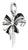 Thomas Sabo Charm Pendant Bow black Connect Silver