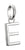 Thomas Sabo Charm Pendant Letter E Connect Silver