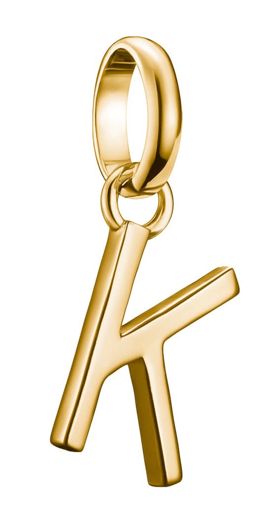 Thomas Sabo Charm Pendant Letter K Connect Gold Plated