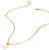 Thomas Sabo Charm Necklace Paperclip Gold Plated 70 cm Length