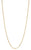 Thomas Sabo Charm Necklace Paperclip Gold Plated 45 cm Length