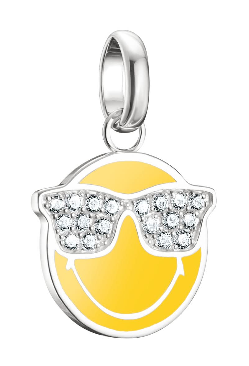 Thomas Sabo SMILEYWORLD® Sunglasses Charm Pendant Connect Silver