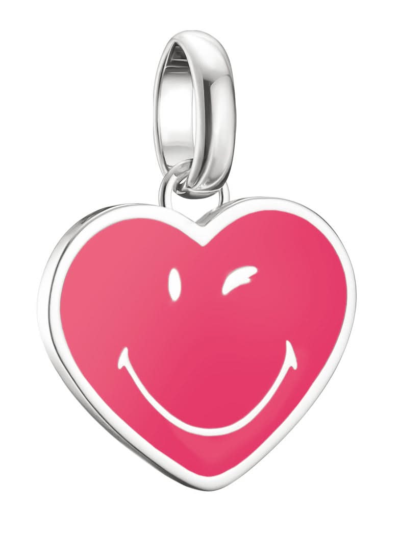 Thomas Sabo SMILEYWORLD® Heart Charm Pendant Connect Silver