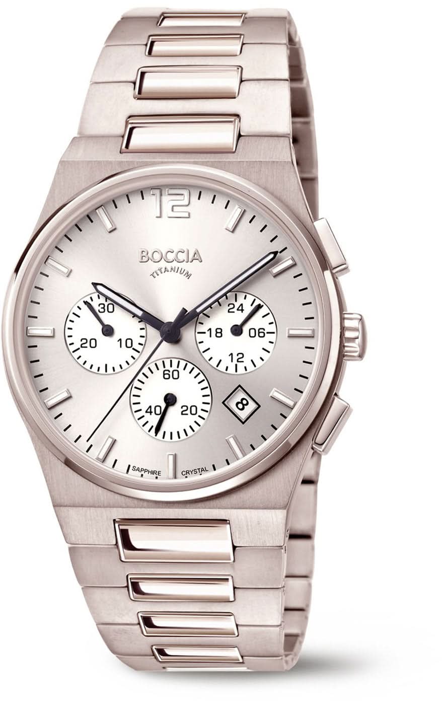 Boccia 3741-01 Men's Watch - Pure Titanium - Sapphire Glass