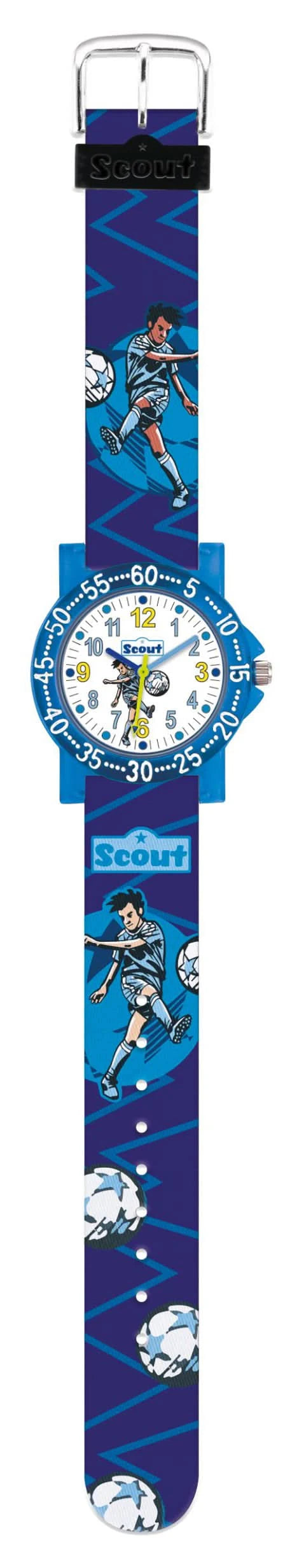 Scout The IT Collection 375030 Kids' Watch • Educational Learning Dial • Robust Textile Strap