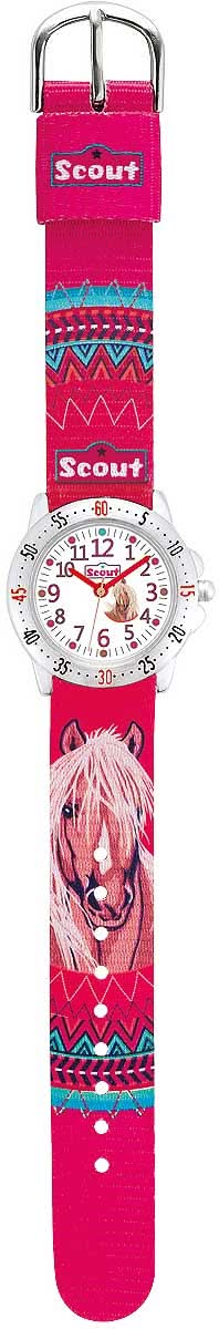 Scout Horse 378071 Girls' Watch • Learning Watch • 5 Bar Waterproof