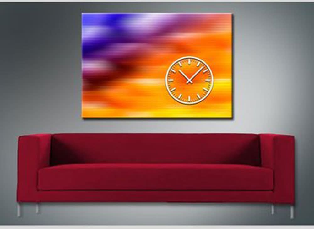 Dixtime Wall Clock 35x50 cm Aluminum • Modern Design • Silent