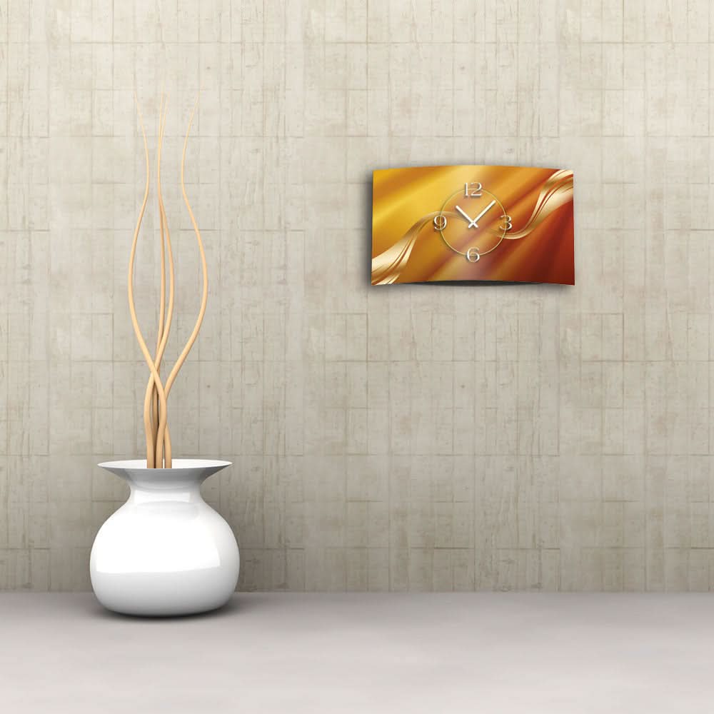 Dixtime Wall Clock 28x48 cm Aluminum • Modern • Silent