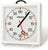 Peweta Wall Clock 60x60x12 cm Metal • Precise Radio Movement • Robust Metal Casing