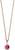ForYou-Set Necklace with Pendant and Stud Earrings - Bering Jewelry Model: 427-707-Purple