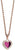 Necklace with Heart Pendant and Heart Earrings - Bering Jewelry Model: 428-712-Purple