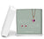Necklace with Heart Pendant and Heart Earrings - Bering Jewelry Model: 428-712-Purple