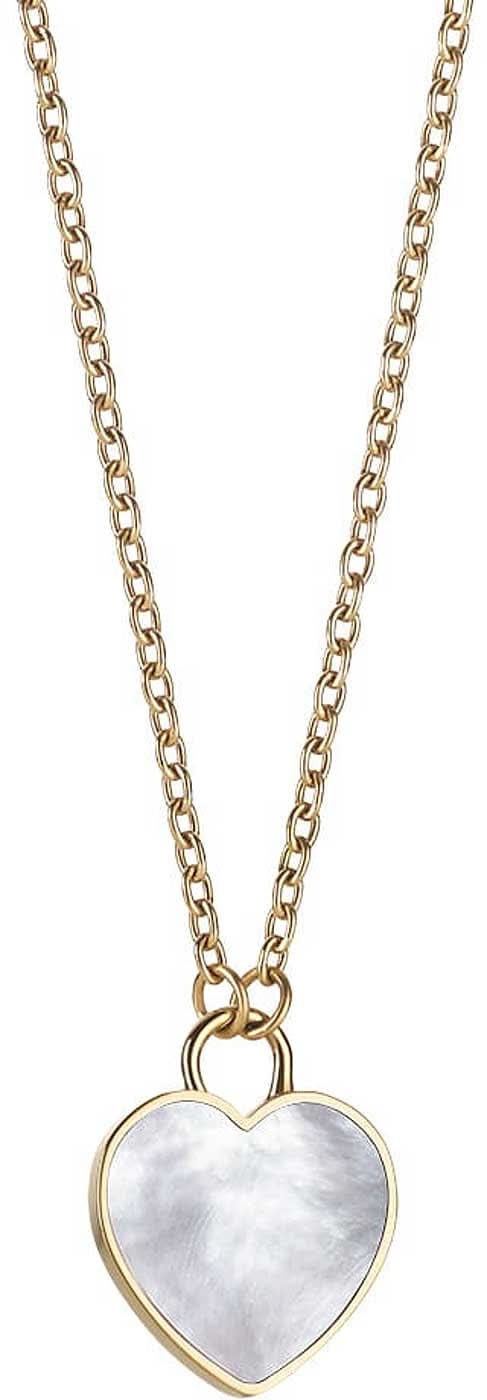 Stainless Steel Necklace with Heart Pendant - Bering Jewelry Model: 431-27-450