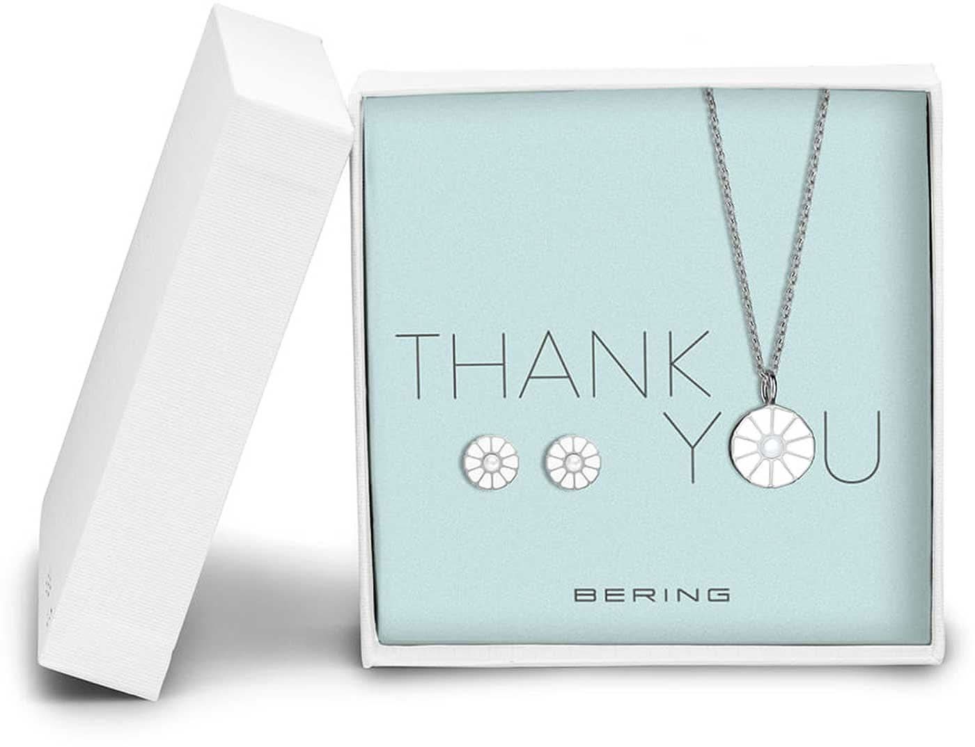 Necklace with pendant and earrings - Bering Jewelry Model: 433-717-Silver