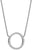 Stainless steel necklace with round pendant - Bering Jewelry Model: 434-17-450