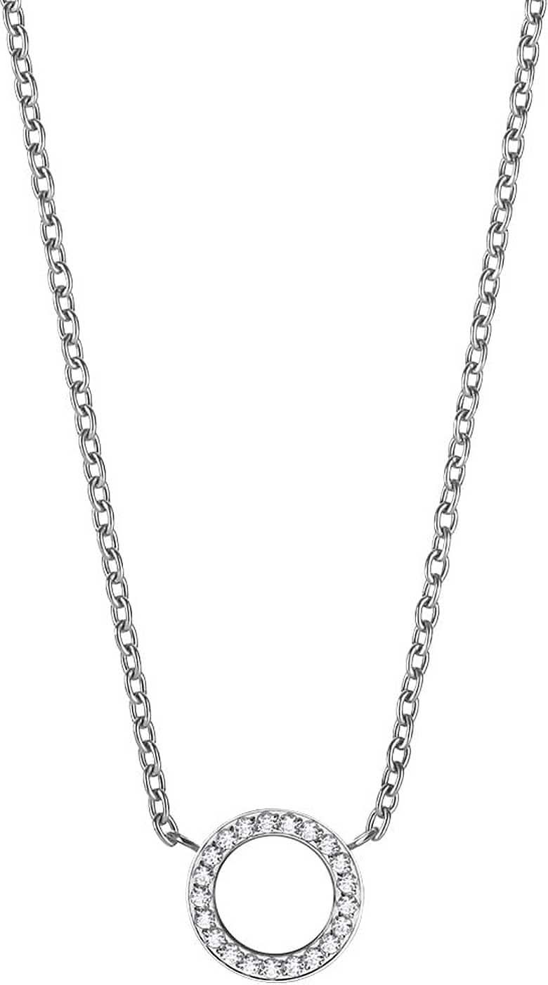 Stainless steel necklace with round pendant - Bering Jewelry Model: 435-17-450
