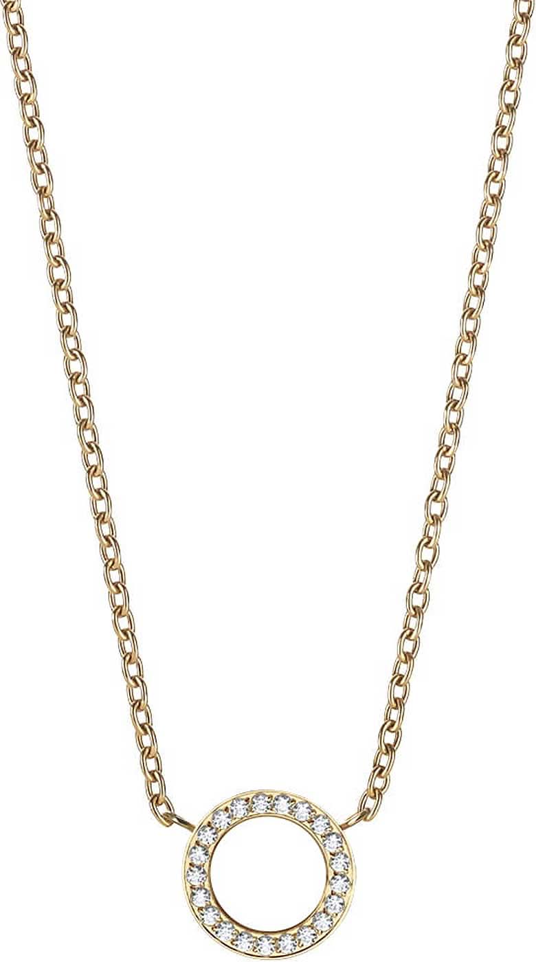 Stainless steel necklace with round pendant - Bering Jewelry Model: 435-27-450