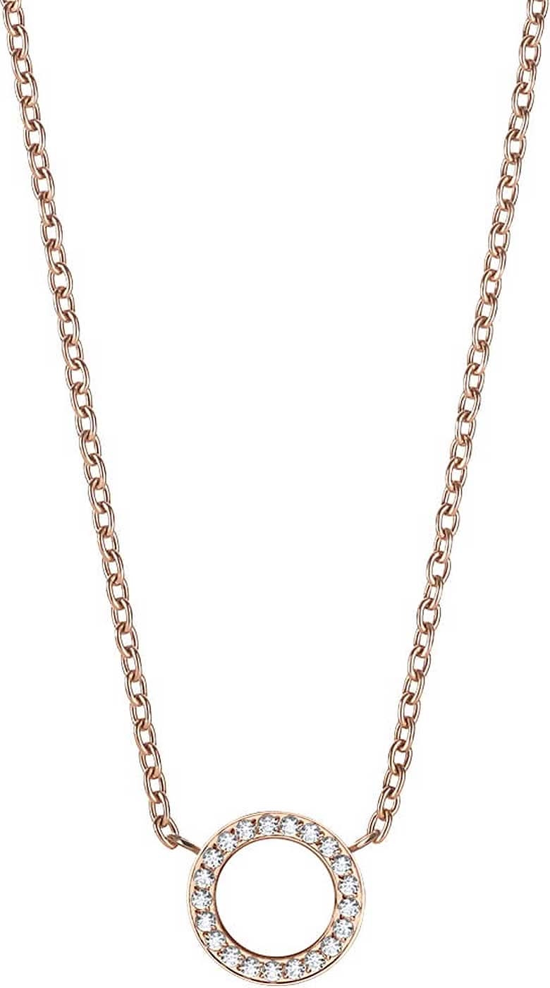Stainless steel necklace with round pendant - Bering Jewelry Model: 435-37-450