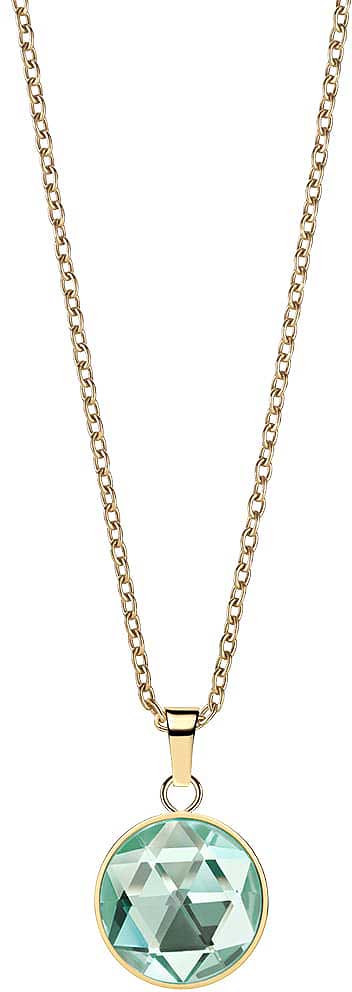 Stainless steel necklace with round pendant - Bering Jewelry Model: 436-2140-450