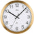 Atlanta Wall Clock 30 cm Ø Stainless Steel • Radio-Controlled • Modern