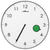 Atlanta Wall Clock 25x25x1.5 cm Metal • Silent • Modern