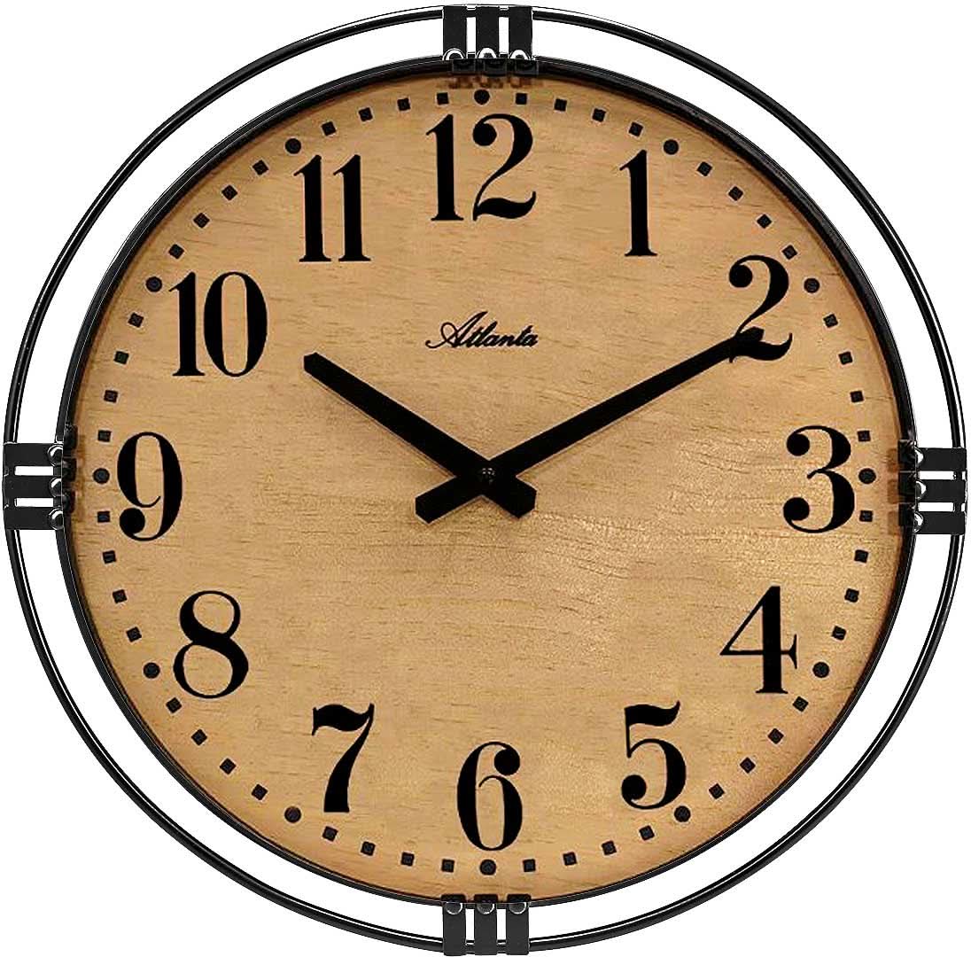 Atlanta Wall Clock • Precise Radio-Controlled Movement • Timeless Design