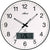Atlanta Wall Clock 39x39x6 cm Plastic • Radio-Controlled • Silent Quartz Movement