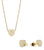 Jewelry Set in Stainless Steel - Heart - BERING Model: 468-768-Gold