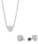 Stainless Steel Jewelry Set - Heart - BERING Model: 468-768-Steel