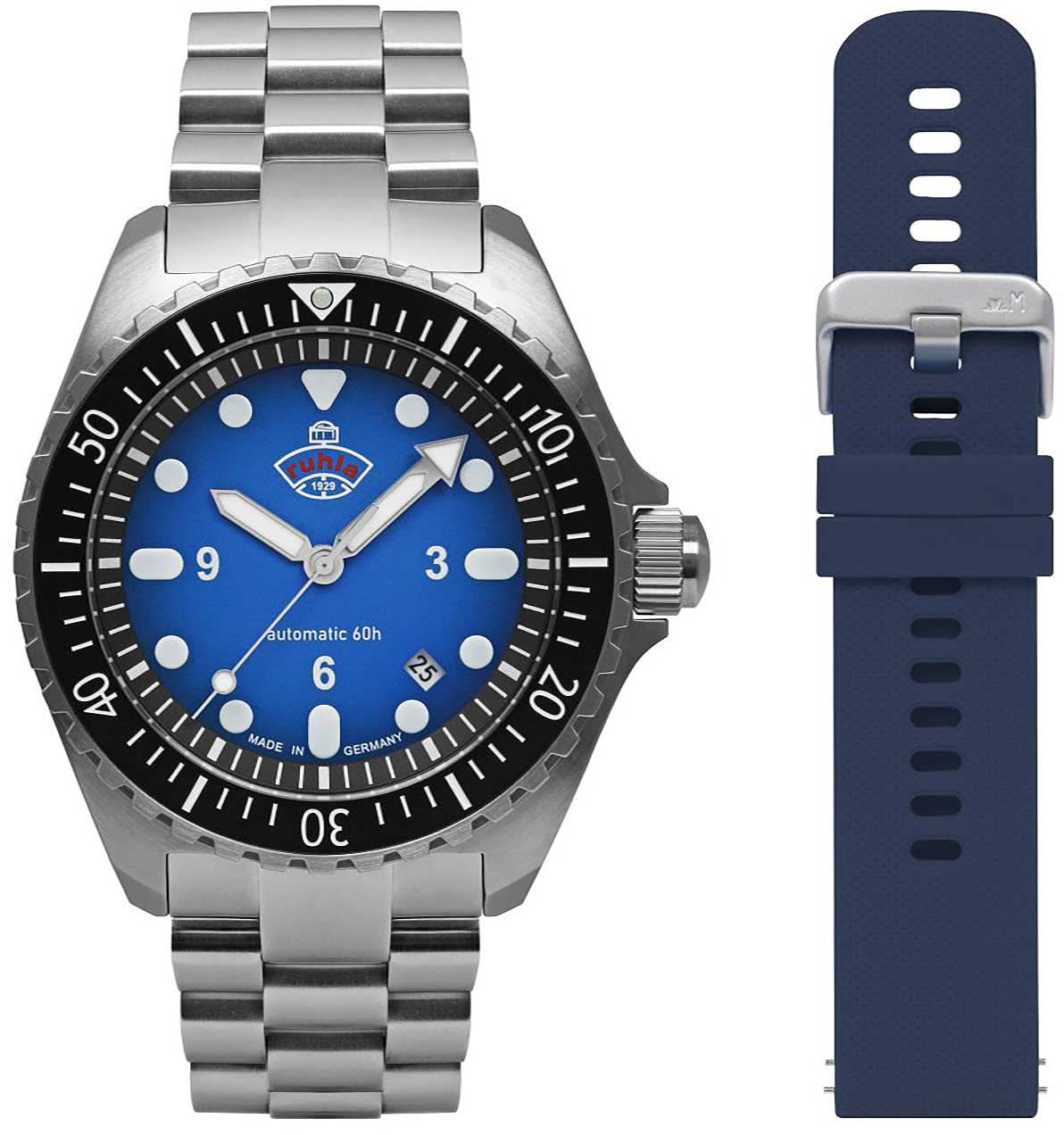 Ruhla NVA Commando Mine Diver 4960M3_set Men's Watch • Made in Germany • 60h Power Reserve