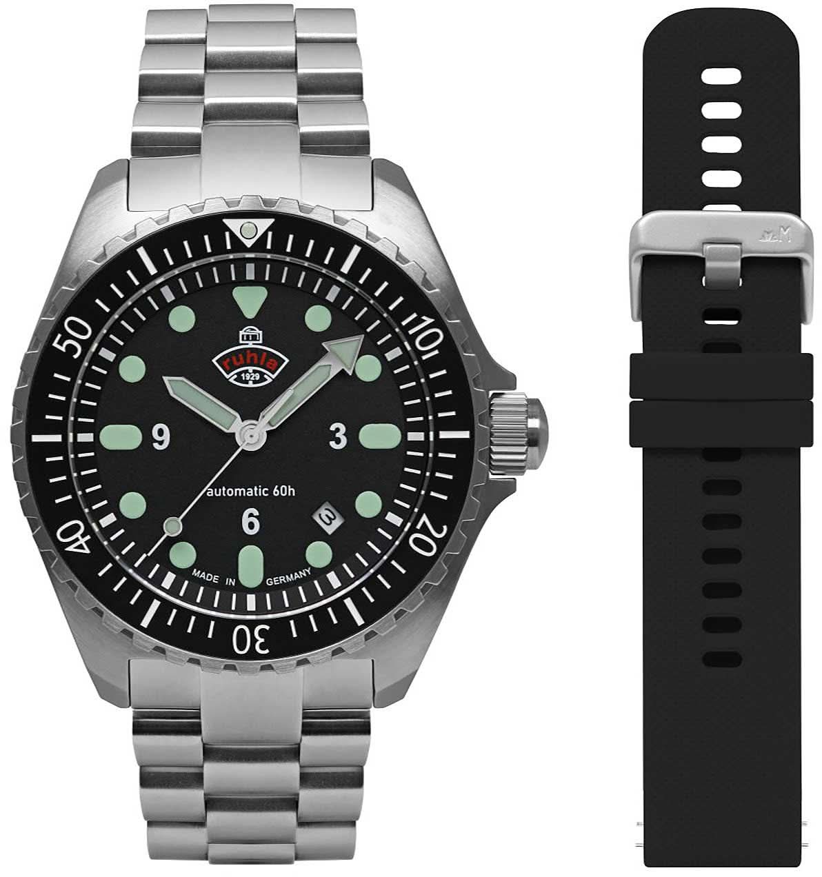 Ruhla NVA Commando Mine Diver 4960M5_set Men's Watch • Made in Germany • Legendary Design