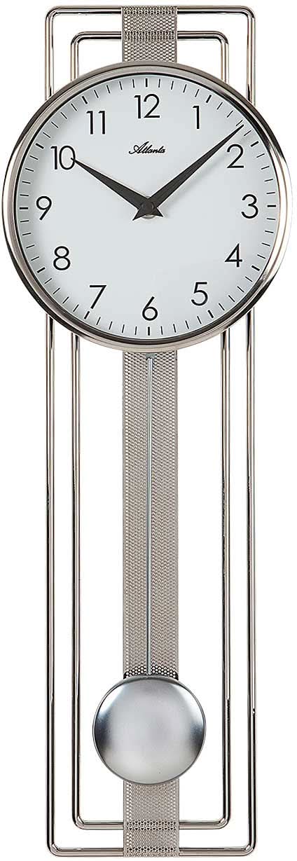 Atlanta Wall Clock 53x17.5x7 cm Metal • Precise quartz movement • Elegant metal case
