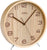 AMS Table Clock 22x22x4 cm Wood • German Radio Movement • Timeless Design