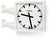 Peweta Wall Clock 50x50 cm Metal • Radio-Controlled • Made in Germany